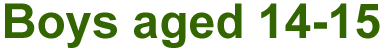 Boys
                aged 14-15